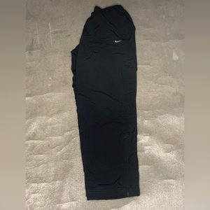 Vintage y2k black Nike baggy track pants